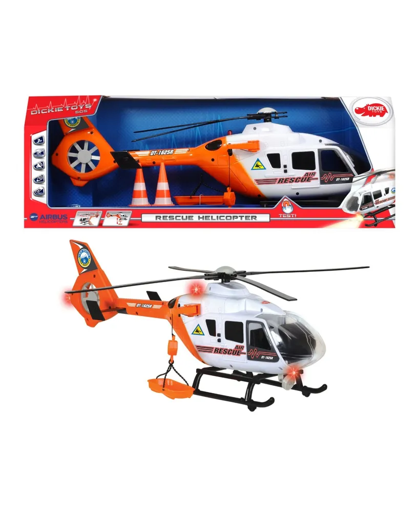 Dickie Toys Hk Ltd - 25" Light and Sound Sos Rescue Helicopter with Moving Rotor Blades