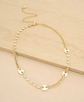 Ettika Mixed Gold-Plated Chain Necklace With Cubic Zirconia