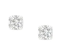 Diamond Enhancer Stud Earrings (1/2 ct. t.w.) in 14k White Gold