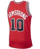 Men's B.j. Armstrong Scarlet Chicago Bulls 1990-91 Hardwood Classics Swingman Jersey