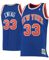 Men's Patrick Ewing Blue New York Knicks 1991-92 Hardwood Classics Swingman Jersey