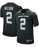 Men's Zach Wilson Black New York Jets Alternate 2021 Nfl Draft First Round Pick Game Jersey