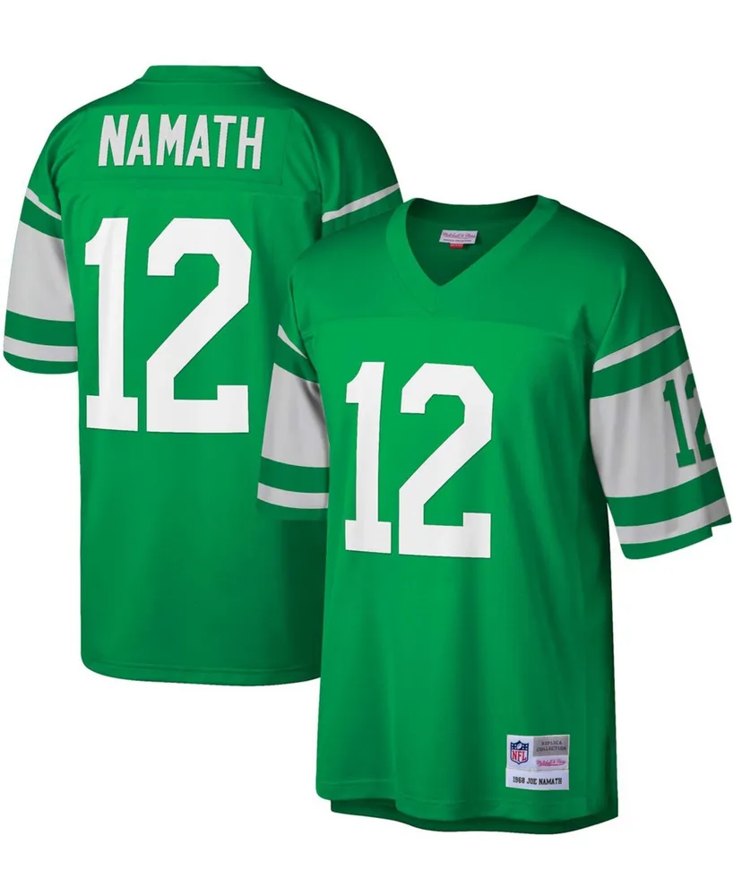 Youth Joe Namath Green New York Jets Retired Player Vintage Name & Number T- Shirt