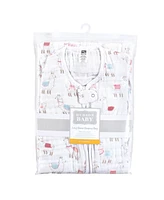 Hudson Baby Girls Long Sleeve Muslin Sleeping Bag, Wearable Blanket, Sleep Sack, Lemons, 18-24 Months