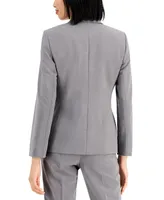 Tahari Asl Notched Two-Button Blazer