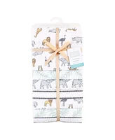 Hudson Baby Unisex Baby Cotton Flannel Receiving Blankets Bundle