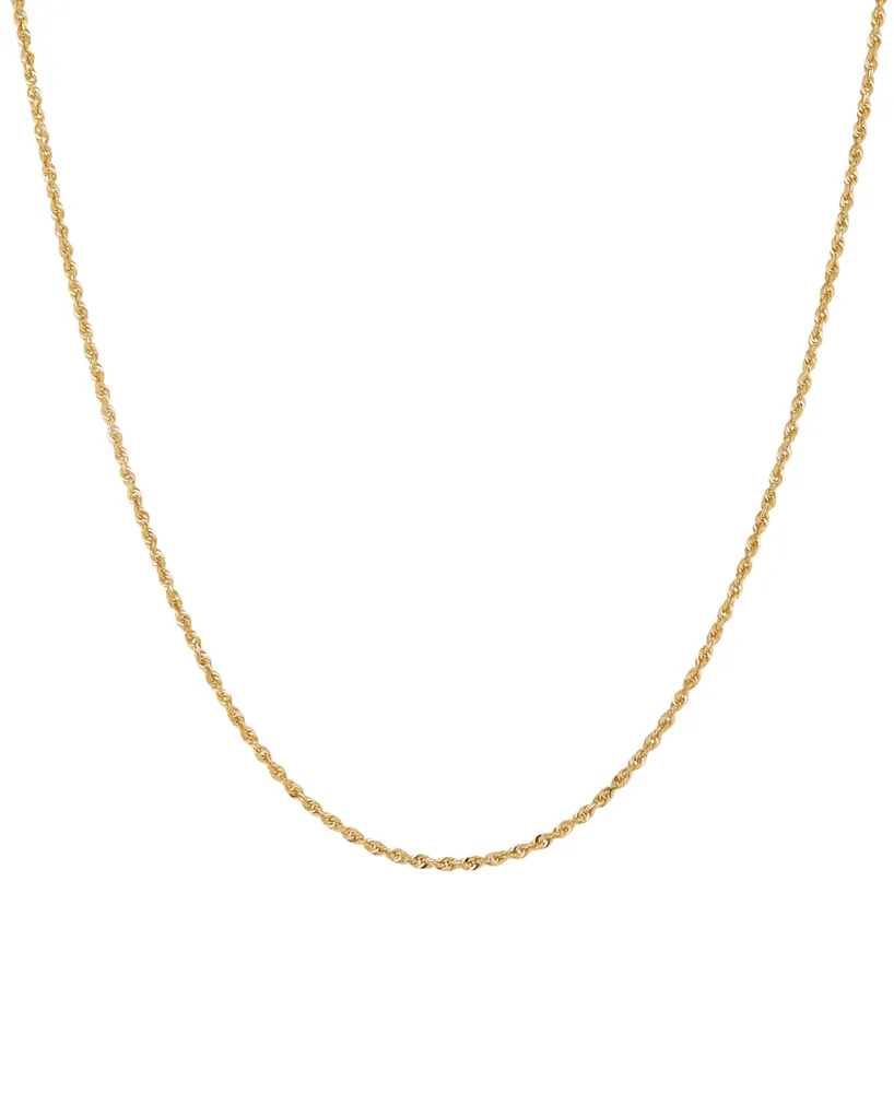 Rope Link 20" Chain Necklace in 14k Gold