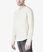 Lucky Brand Men's Duo-Fold Henley Long Sleeve Sweater