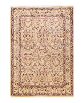 Adorn Hand Woven Rugs Mogul M1055 6'2" x 8'10" Area Rug - Gold