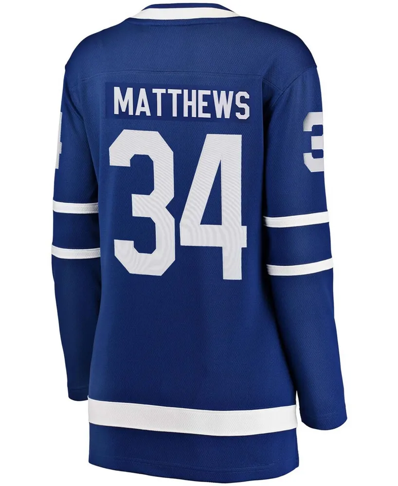 Women's Auston Matthews Royal Home Breakaway Player Jersey