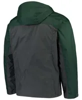 Men's Green, Charcoal Michigan State Spartans Glennaker Storm Full-Zip Jacket