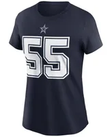 Women's Leighton Vander Esch Navy Dallas Cowboys Name and Number T-shirt