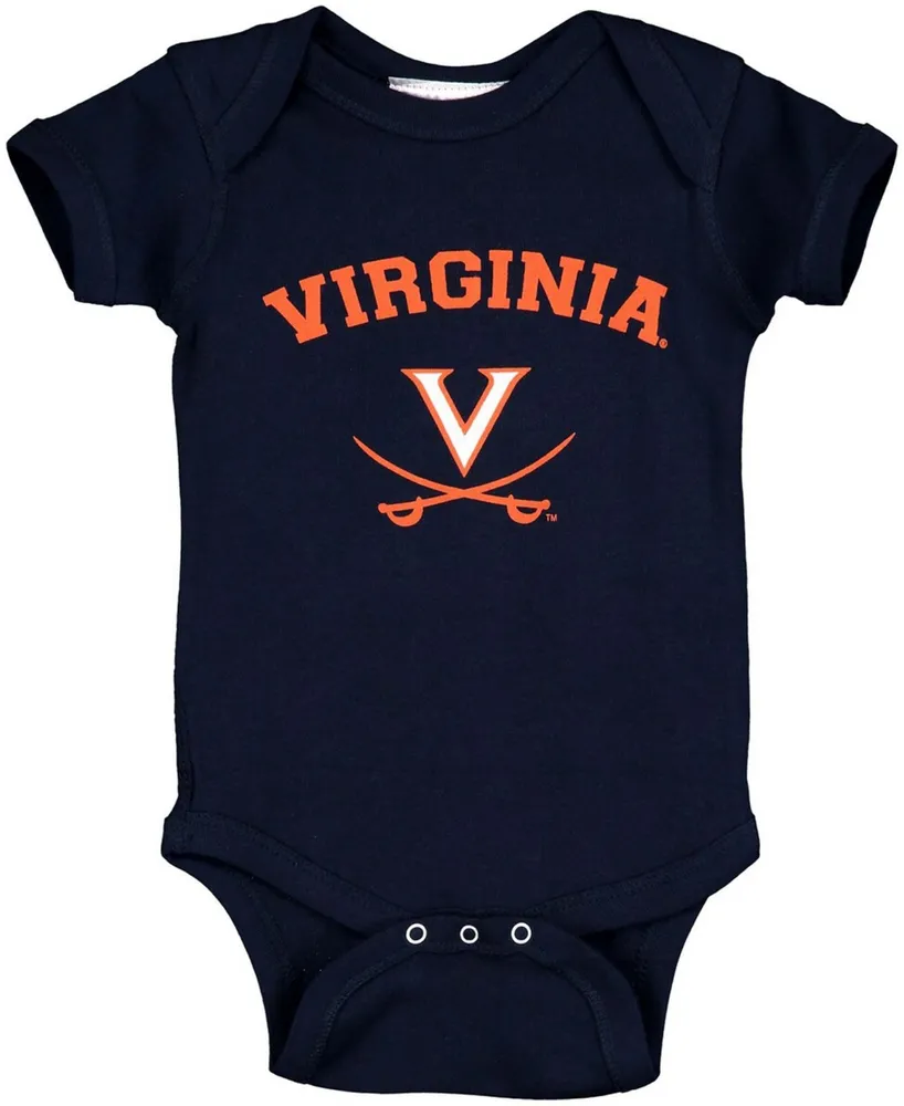 Infant Boys and Girls Navy Virginia Cavaliers Arch and Logo Bodysuit