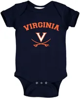 Infant Boys and Girls Navy Virginia Cavaliers Arch and Logo Bodysuit