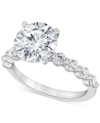 Badgley Mischka Certified Lab Grown Diamond Engagement Ring (3-1/2 ct. t.w.) 14k Gold