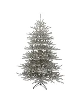 Kurt Adler 7' Pre-Lit Led Vail Flocked Pine Tree