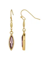 2028 Gold-Tone Drop Earrings