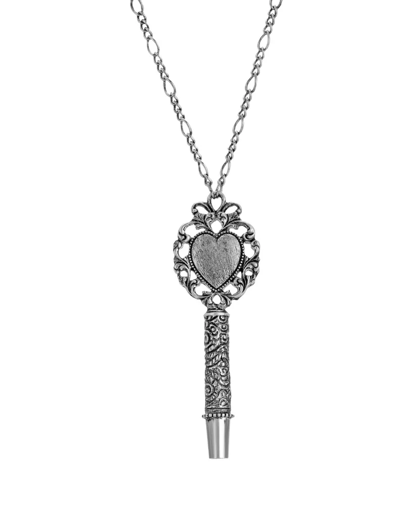 2028 Heart Whistle Pendant Necklace