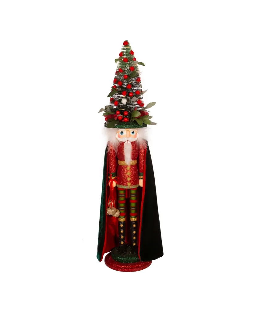 Kurt Adler 24" Battery-Operated Hollywood Nutcracker with Led Hat