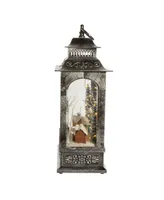 Kurt Adler 15" Battery-Operated Led Musical Christmas Village Lantern