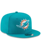 New Era Men's Miami Dolphins Basic 9FIFTY Adjustable Snapback Cap