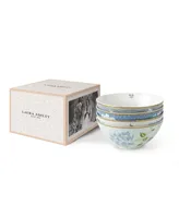 Laura Ashley Heritage Collectables Mixed Designs Bowls in Gift Box, Set of 4