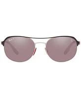 Ray-Ban RB3685M Scuderia Ferrari Collection 58 Unisex Polarized Sunglasses