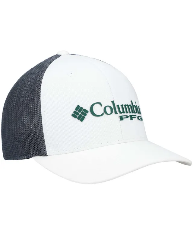 Columbia Men's White Michigan State Spartans Pfg Snapback Adjustable Hat