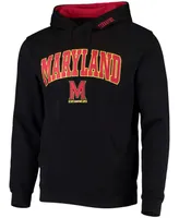 Men's Black Maryland Terrapins Arch Logo 3.0 Pullover Hoodie
