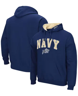 Men's Navy Midshipmen Arch Logo 3.0 Pullover Hoodie