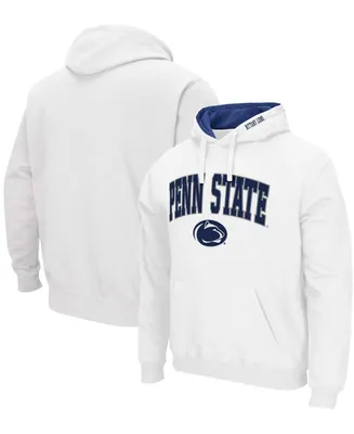 Men's Colosseum White Penn State Nittany Lions Arch and Logo 3.0 Pullover Hoodie