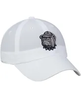 Men's White Georgetown Hoyas Staple Adjustable Hat