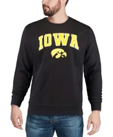 Colosseum Men's Iowa Hawkeyes Arch and Logo Crew Neck Sweatshirt