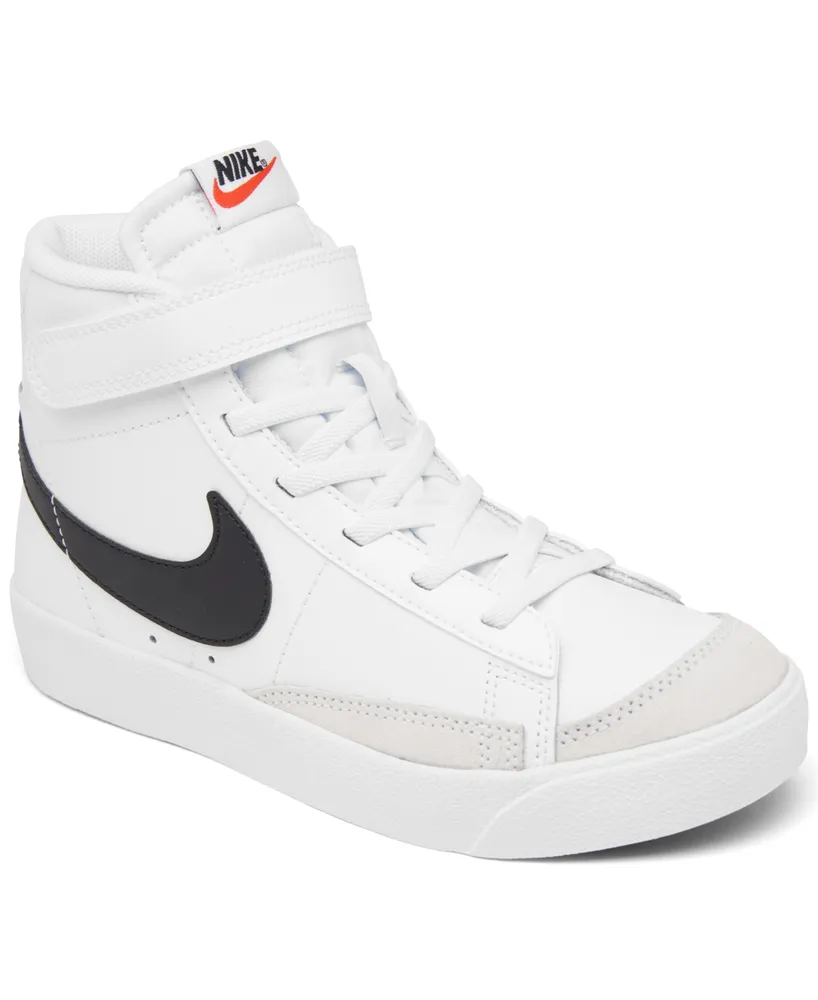 Nike Little Kids' Blazer Mid '77 Fastening Strap Casual Sneakers from Finish Line