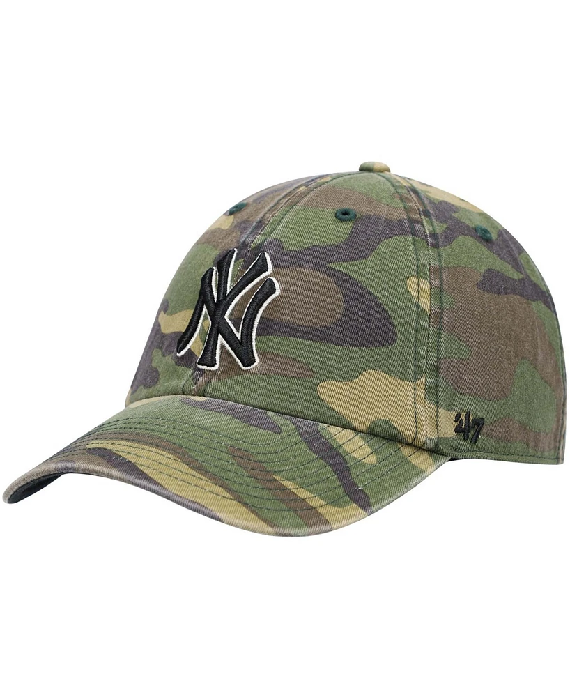 '47 Brand Men's New York Yankees Team Clean Up Adjustable Cap