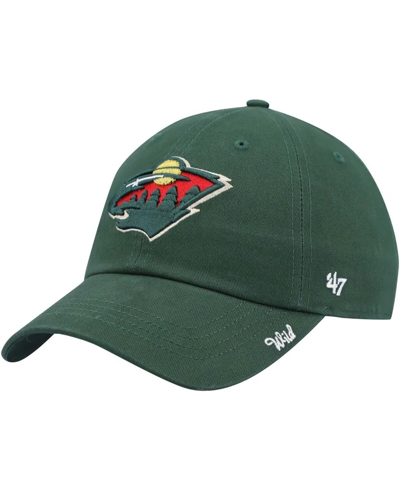 Women's Green Minnesota Wild Miata Clean Up Adjustable Hat