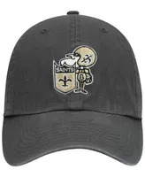 Men's Charcoal New Orleans Saints Clean Up Legacy Adjustable Hat