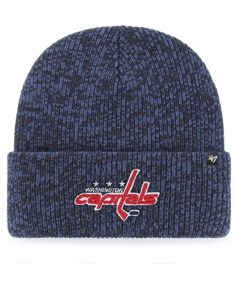 Men's Navy Washington Capitals Brain Freeze Cuffed Knit Hat