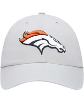 Men's Gray Denver Broncos Clean Up Adjustable Hat