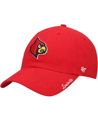 Women's Red Louisville Cardinals Miata Clean Up Logo Adjustable Hat