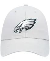 Men's Gray Philadelphia Eagles Clean Up Adjustable Hat