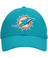 Boys Aqua Miami Dolphins Basic Mvp Adjustable Hat