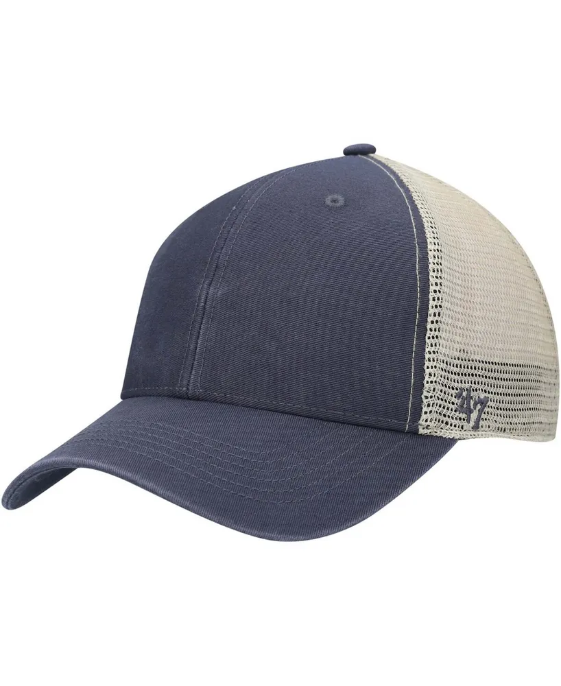 Men's Navy, Natural Flagship Mvp Snapback Hat