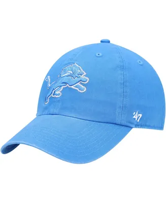 Boys Blue Detroit Lions Logo Clean Up Adjustable Hat