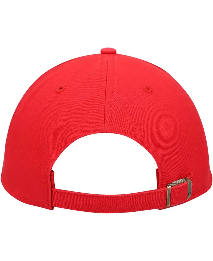 Men's Red Washington Nationals Legend Mvp Adjustable Hat