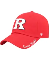 Women's Scarlet Rutgers Scarlet Knights Miata Clean Up Logo Adjustable Hat