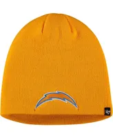 Men's Gold Los Angeles Chargers Secondary Logo Knit Beanie