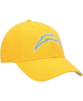 Boys Gold Los Angeles Chargers Basic Secondary Mvp Adjustable Hat