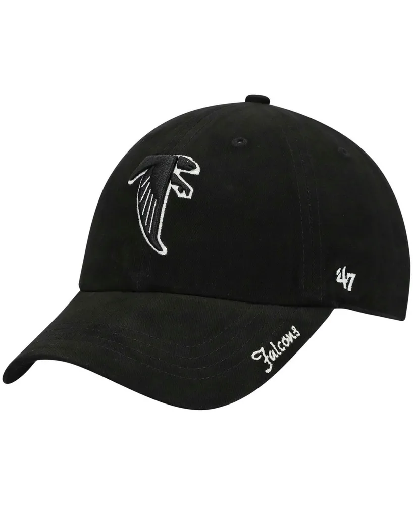 Women's Black Atlanta Falcons Miata Clean Up Legacy Adjustable Hat