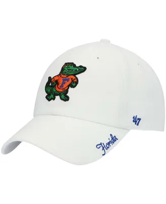 Women's White Florida Gators Miata Clean Up Adjustable Hat